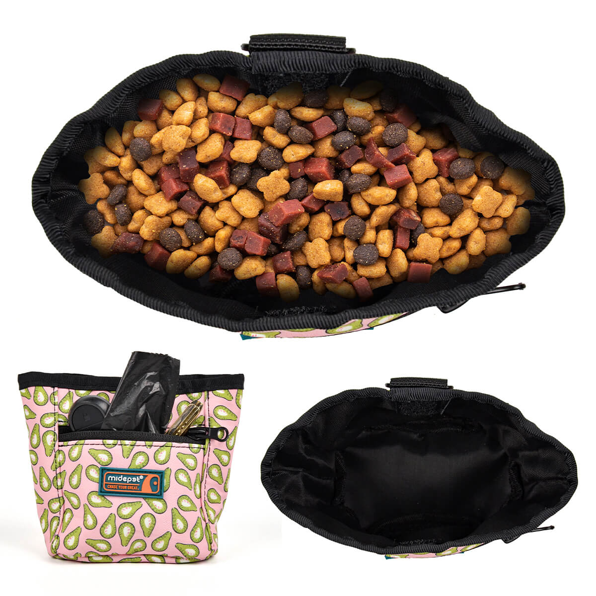 Color Blooming Dog Treat Pouch