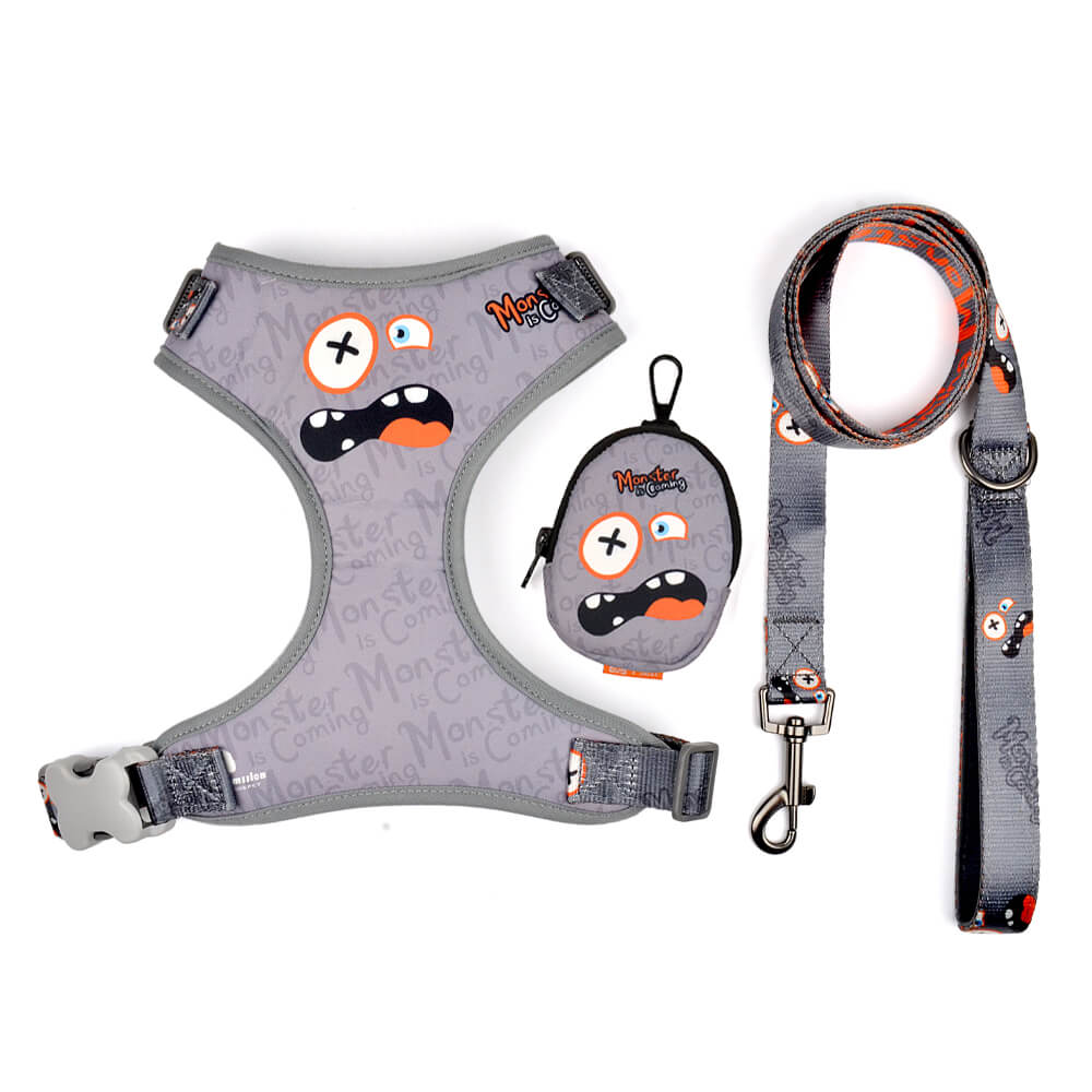 Monster is Coming Series 3 Pieces Set  Gray