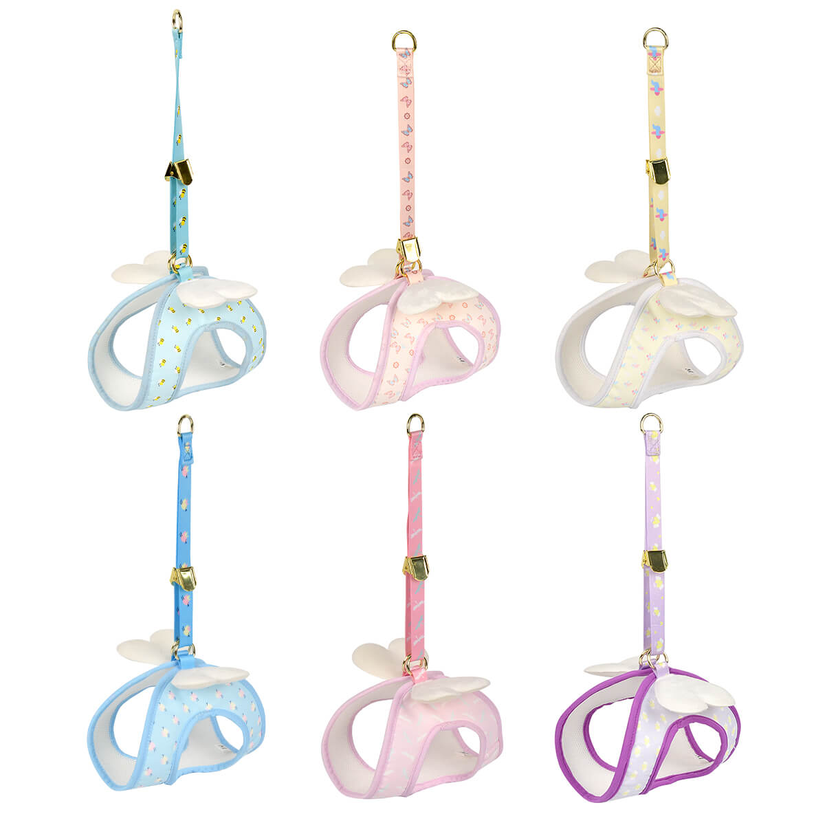 Cute Dog Harness Wih Wings for Small Dogs 