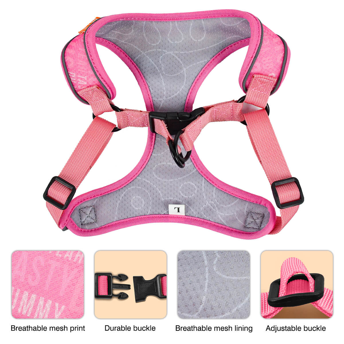 Dog Harness Tropical Island Style