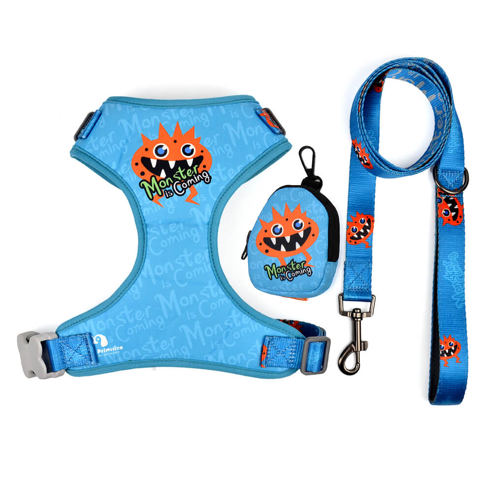 Monster is Coming Series 3 Pieces Set Blue