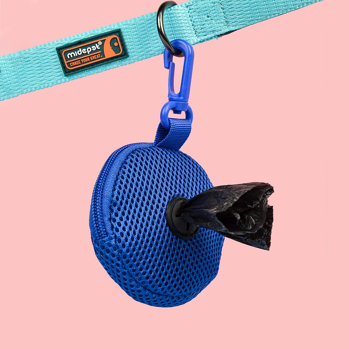 Dog Poop Bag Holder Mesh Embroidery