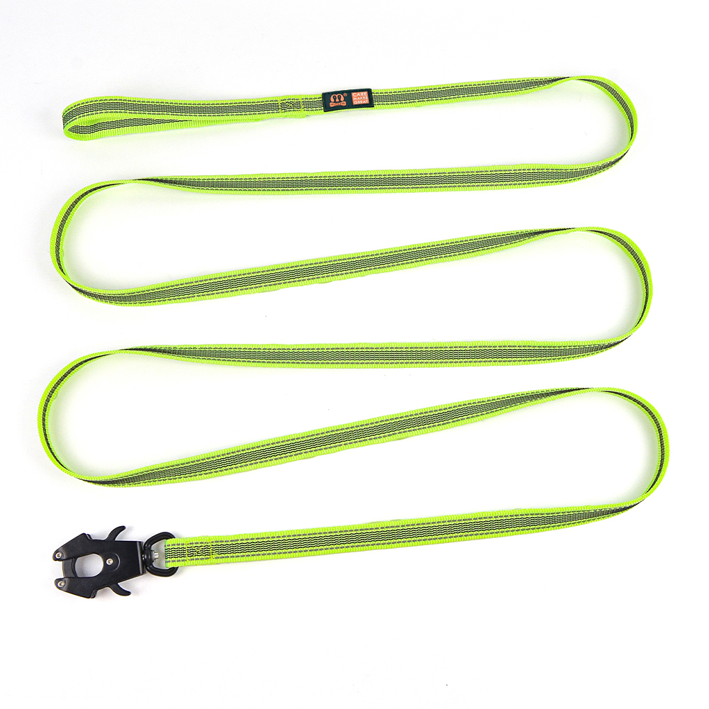 Extra Long Dog Leash Reflective Strip Design