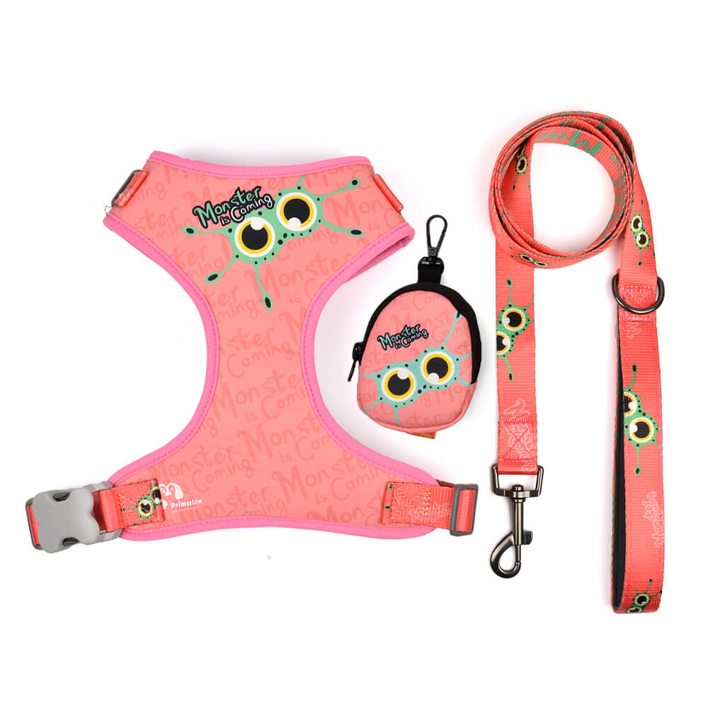 Monster is Coming Series 3 Pieces Set Pink