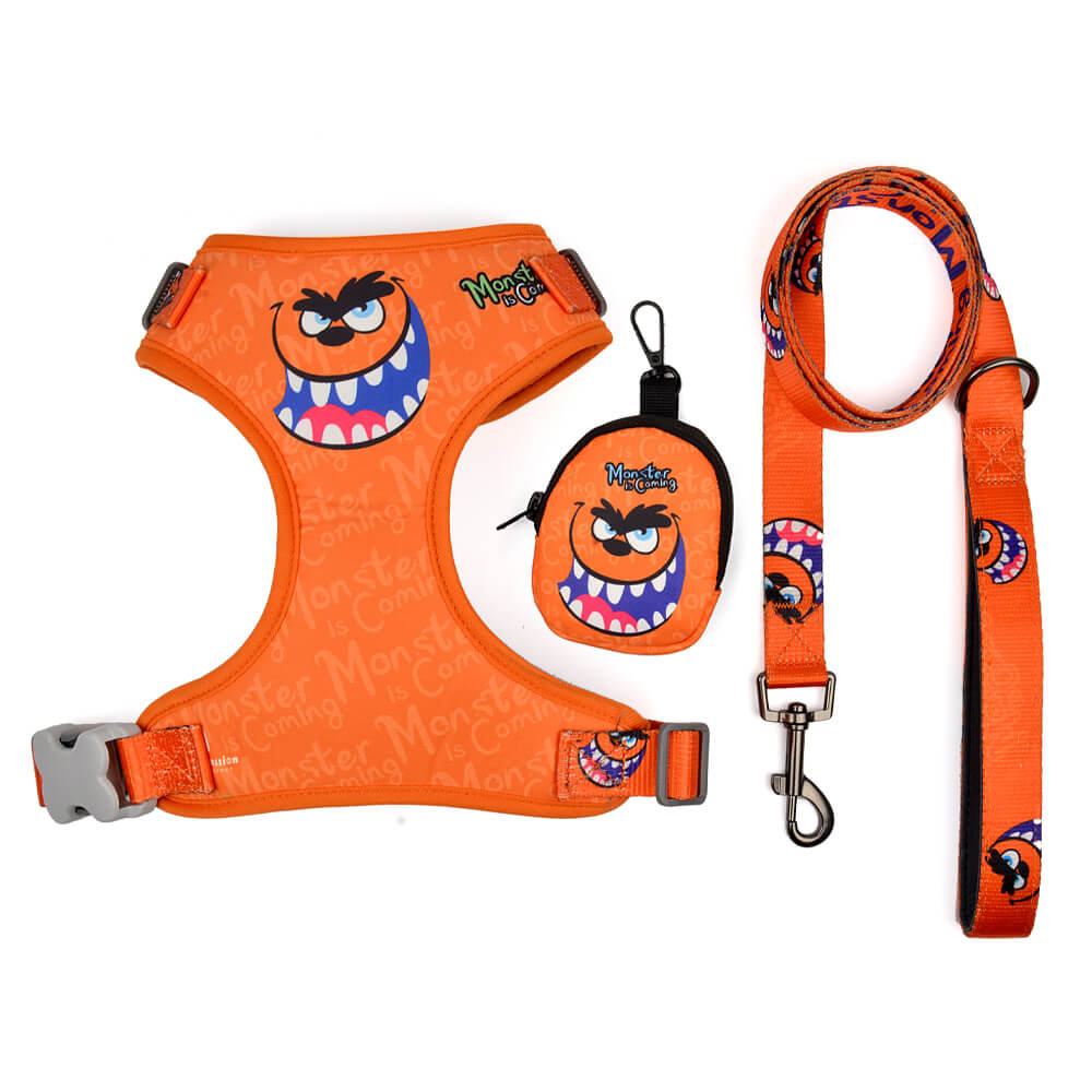 Monster is Coming Series 3 Pieces Set Orange