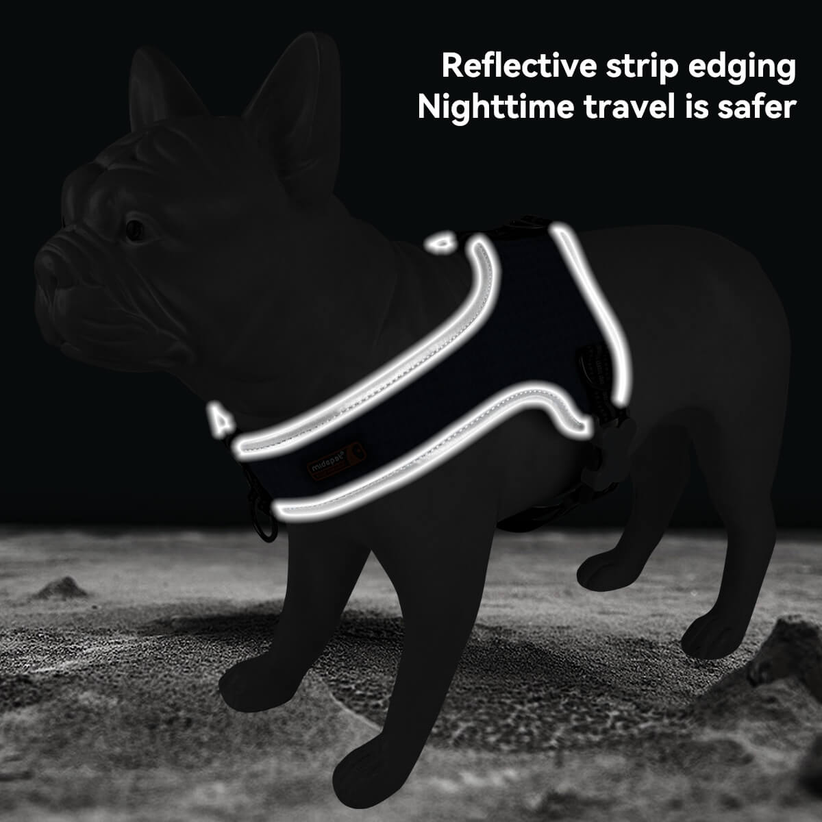 No Pull Dog Harness U1 Type With Reflective Stripe