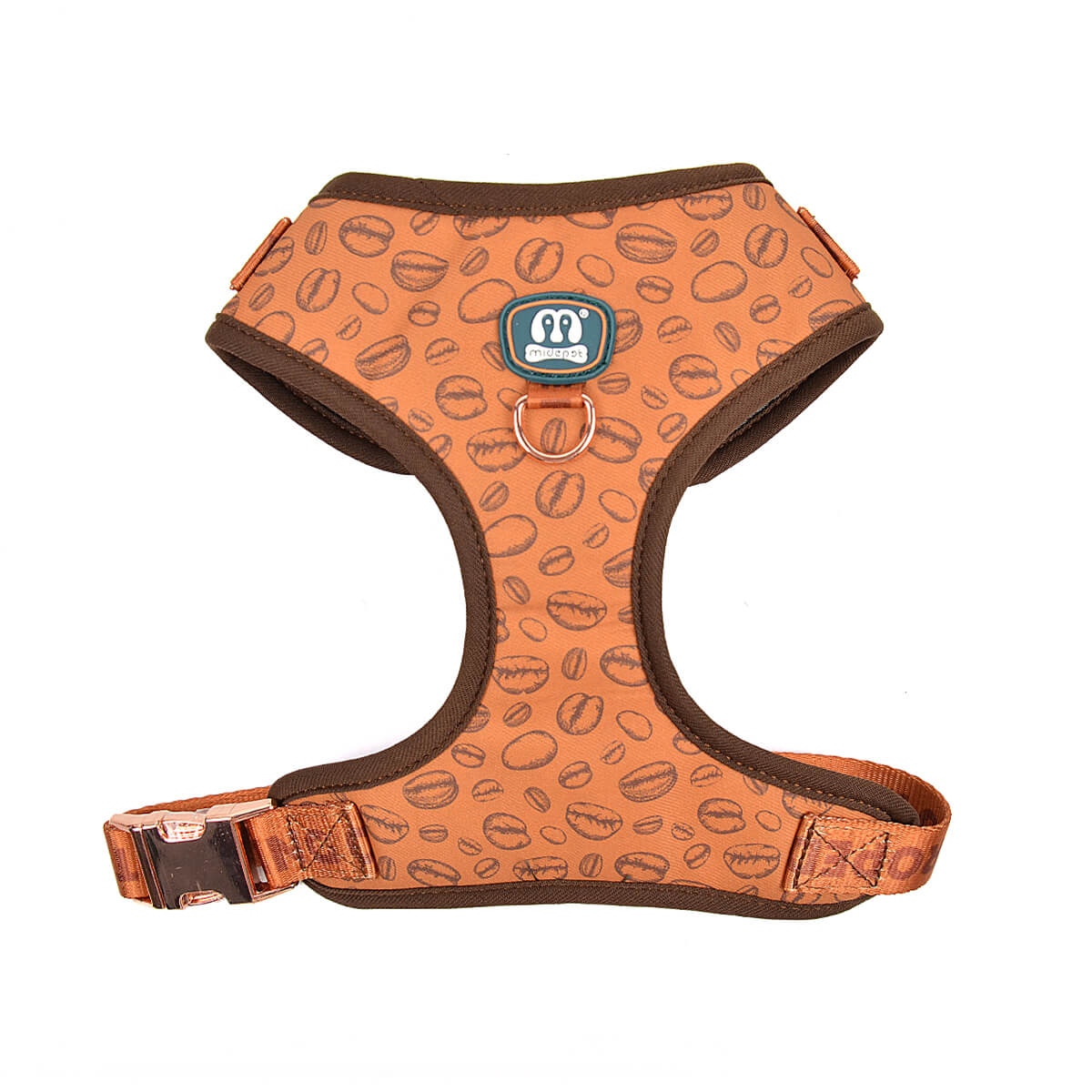 Color Blooming Series Dog Harness Coffee