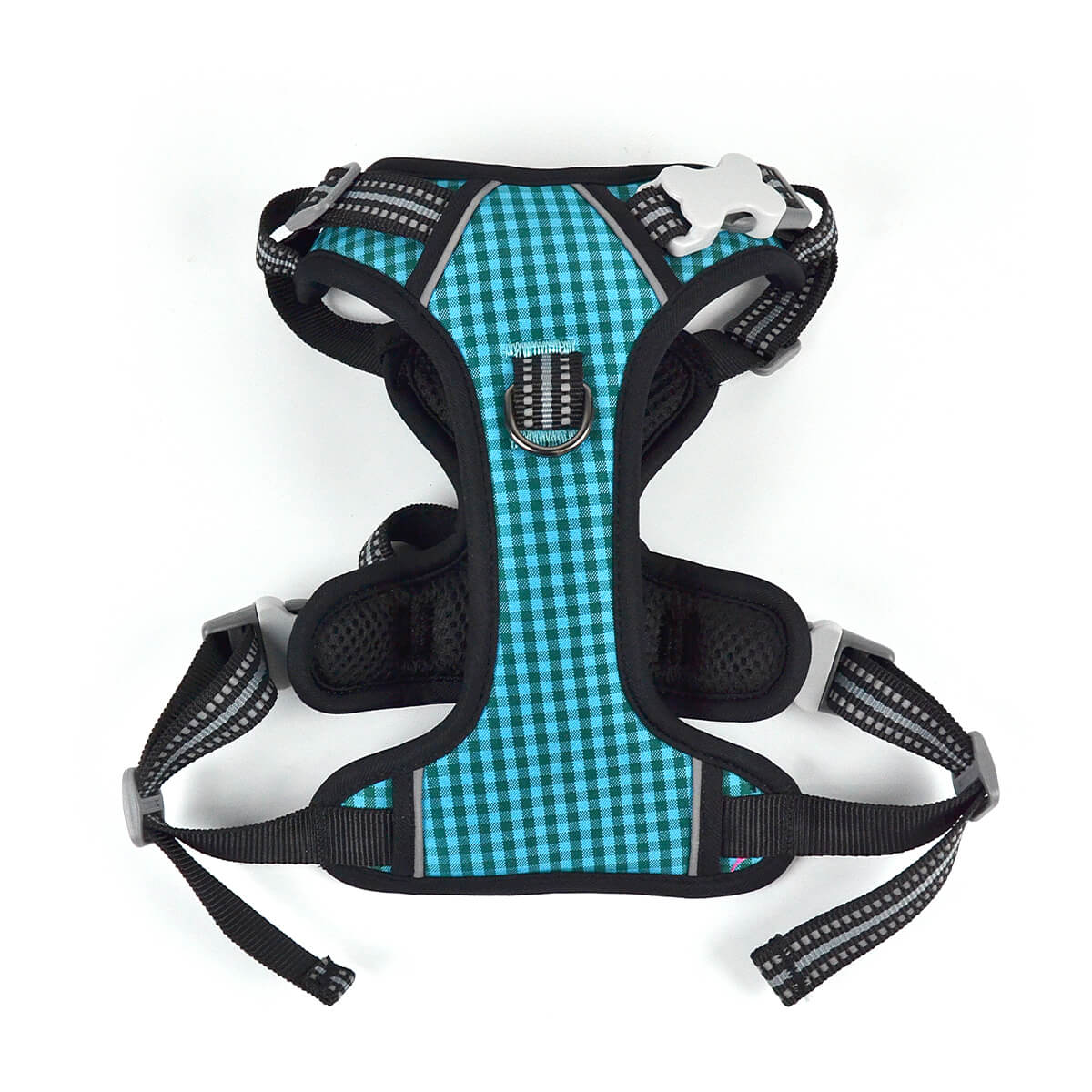 Plaid Pattern No-pull Dog Harness for Walking & Outdoor 