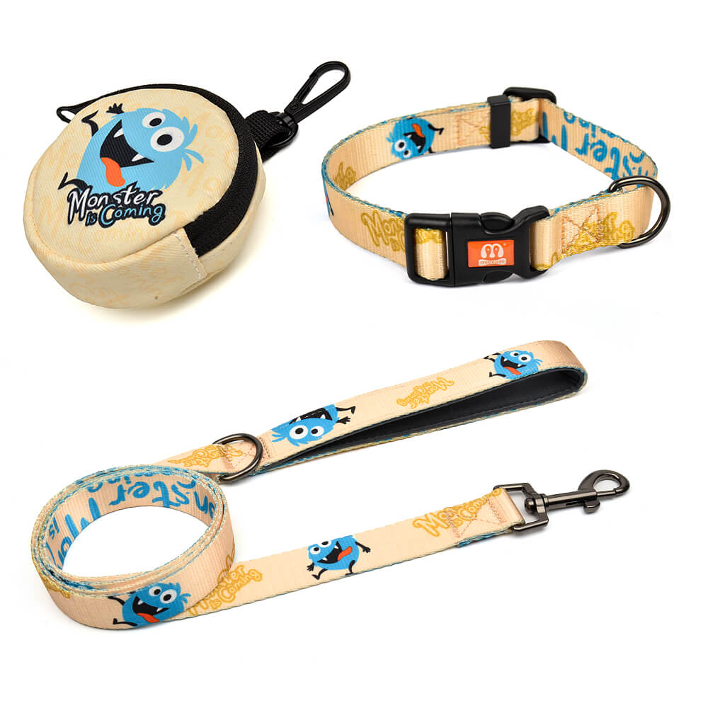 Monster is Coming Series 3 Pieces B Set Light Yellow