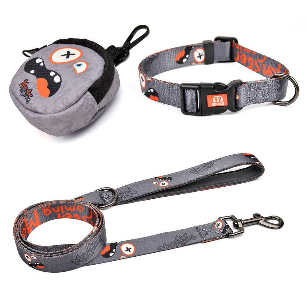 Monster is Coming Series 3 Pieces B Set Grey