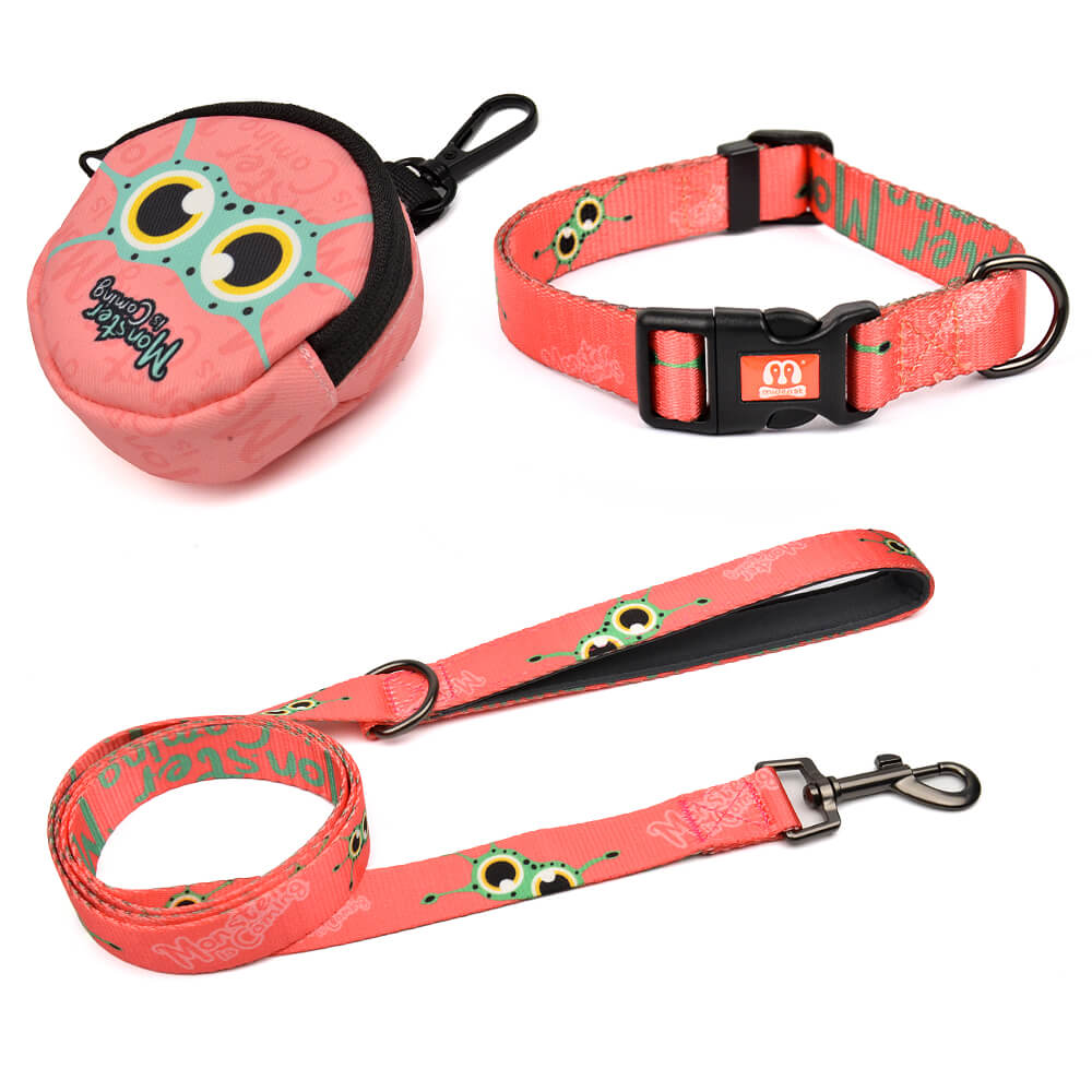 Monster is Coming Series 3 Pieces B Set Pink