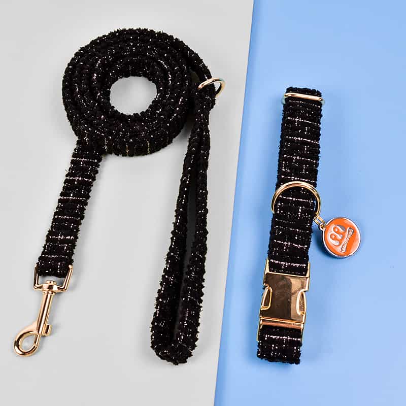 Dog Collar Leash  Double Layer Thickening