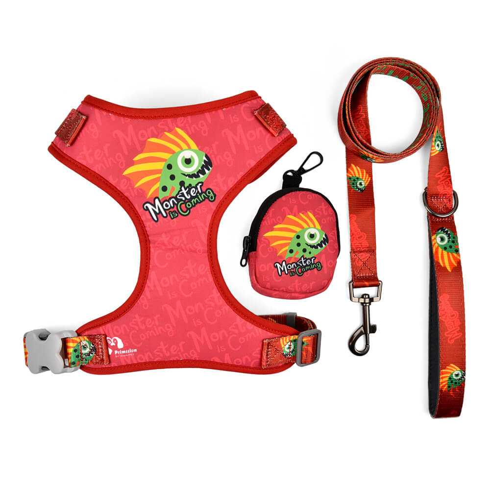 Monster is Coming Series 3 Pieces Set Red