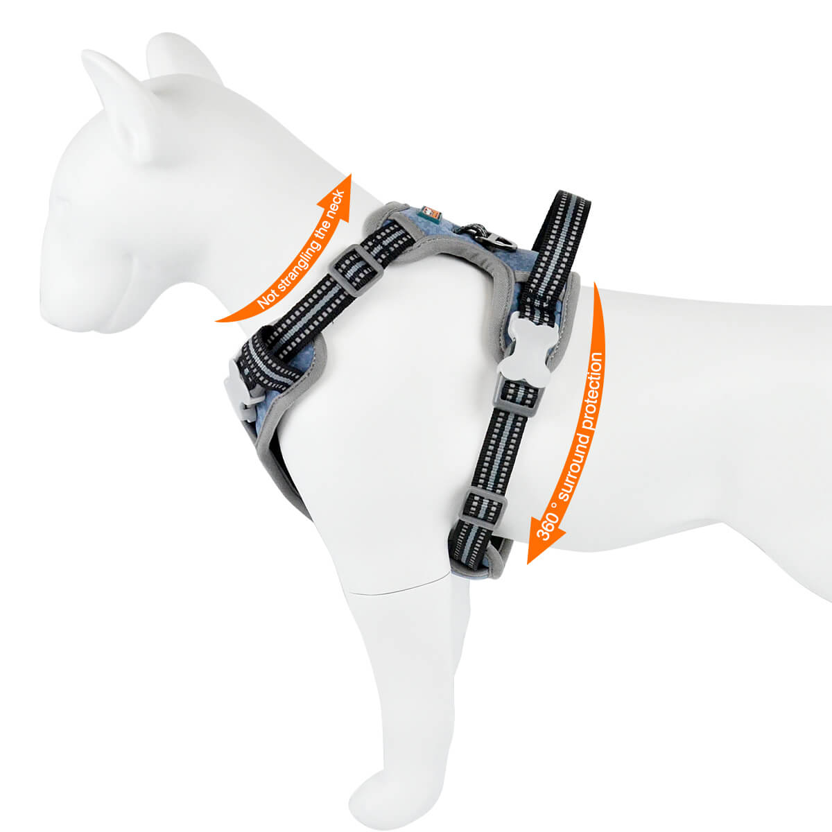 Dog Harness Houndstooth Pure Color