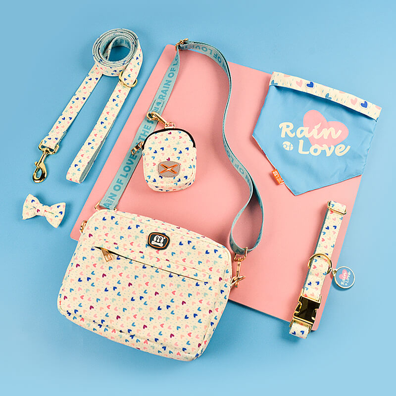 Color Blooming Series 7 Pieces Set White Heart