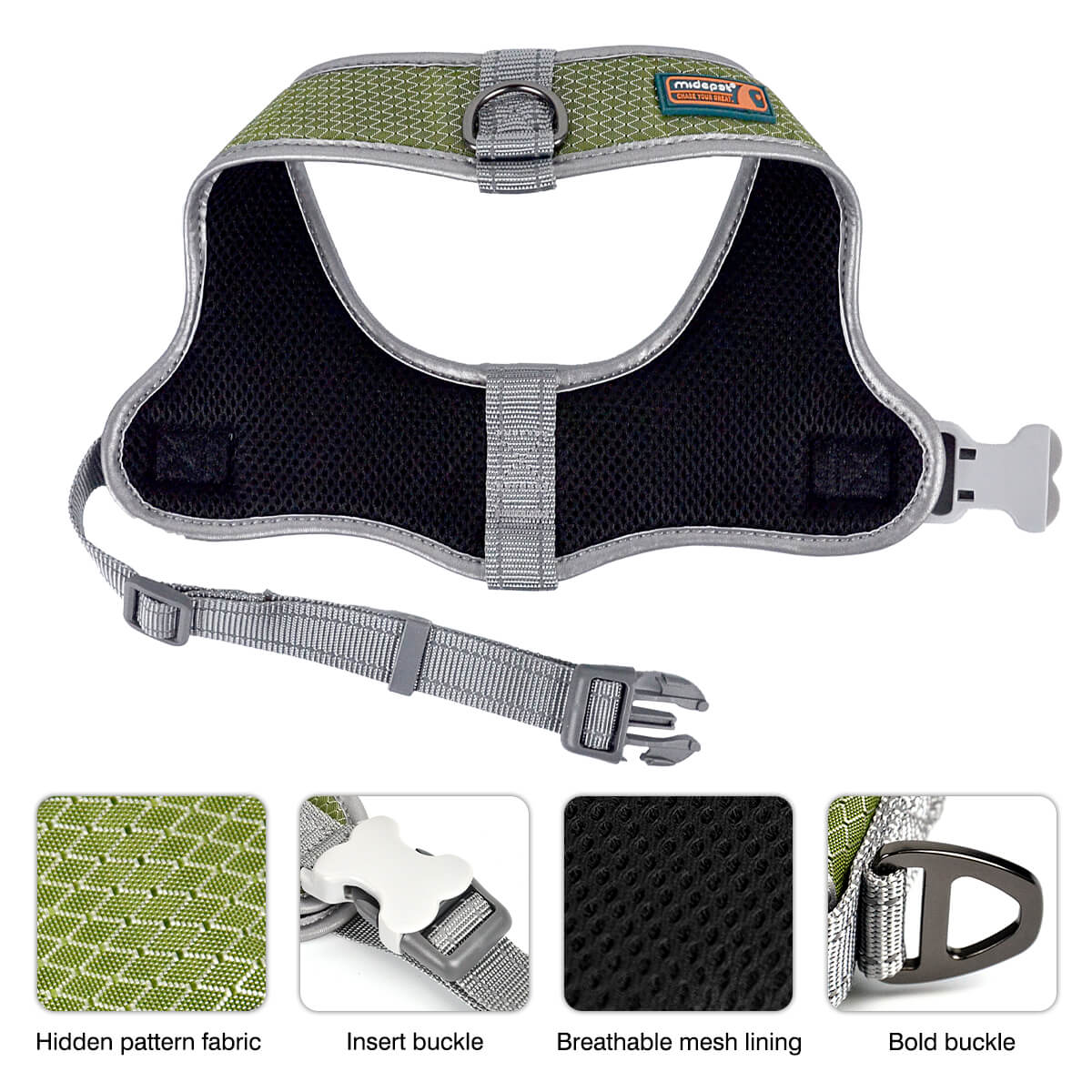 No Pull Dog Harness U1 type Waterproofing