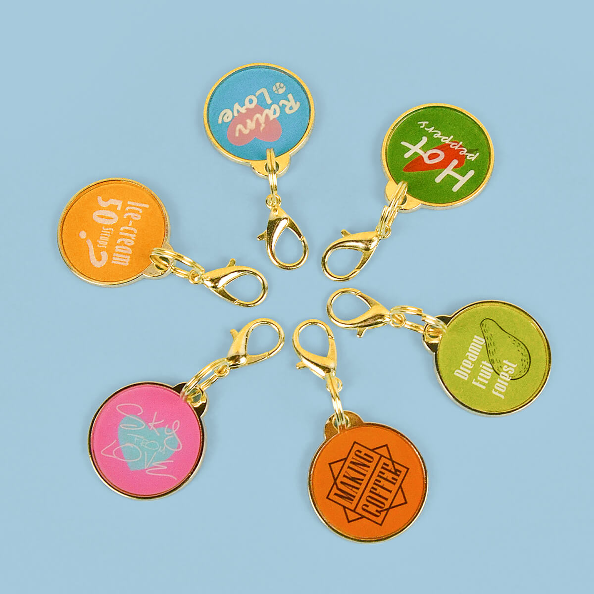 Dog Tags Color Letter