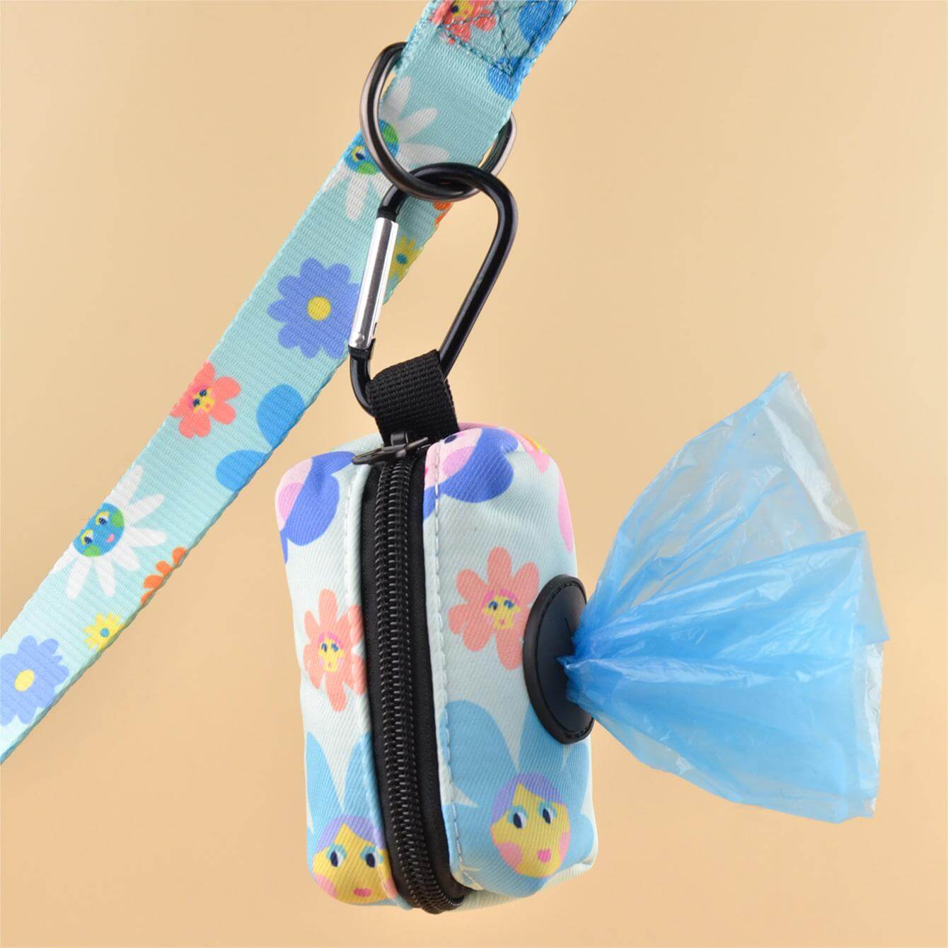 Pet Poop Bag Holder Sunflower Style