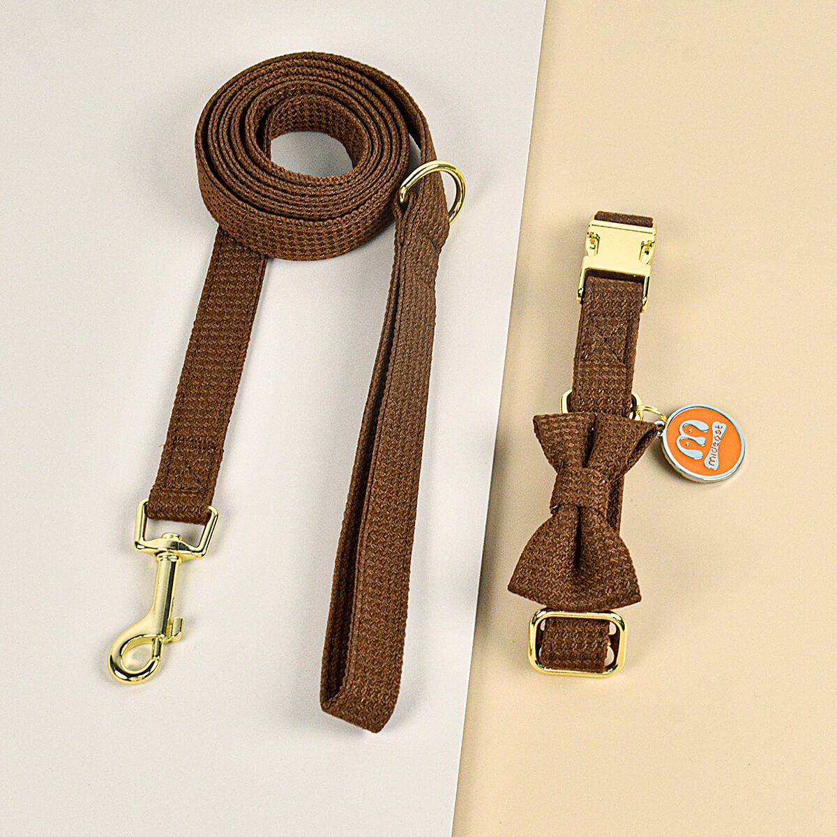 Dog Collar Leash Pet Outing Set