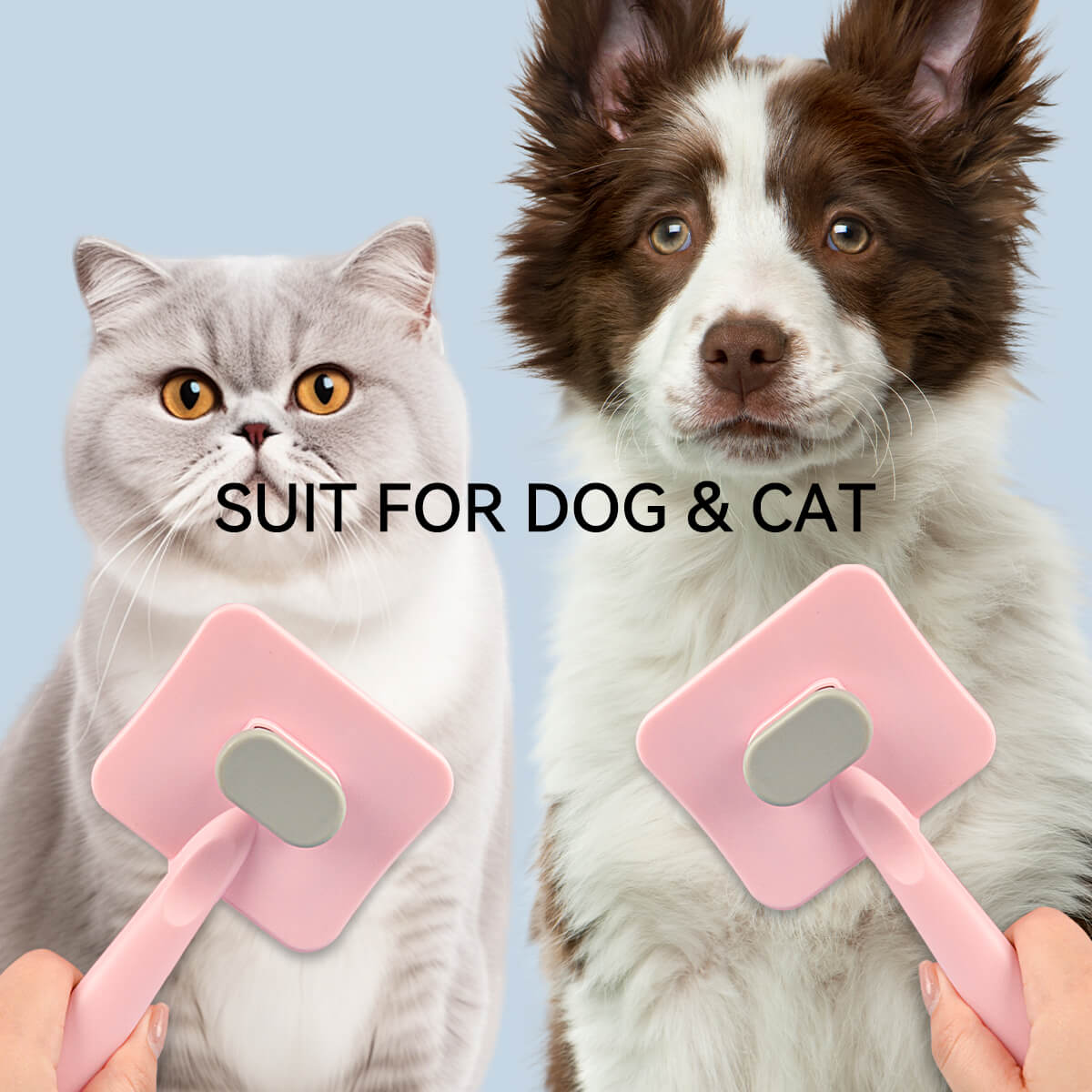 Dog Hair Brush Cat Hair Brush Pink