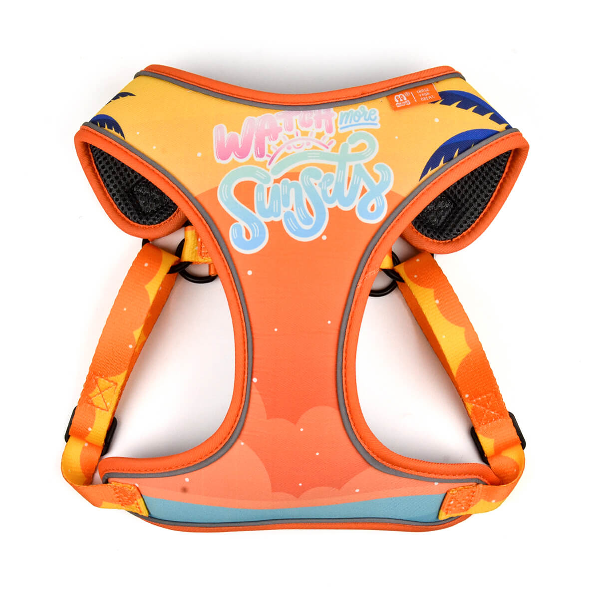 Dog Harness Tropical Island Style B