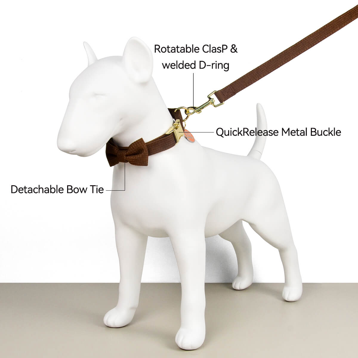 Dog Collar Leash Pet Outing Set