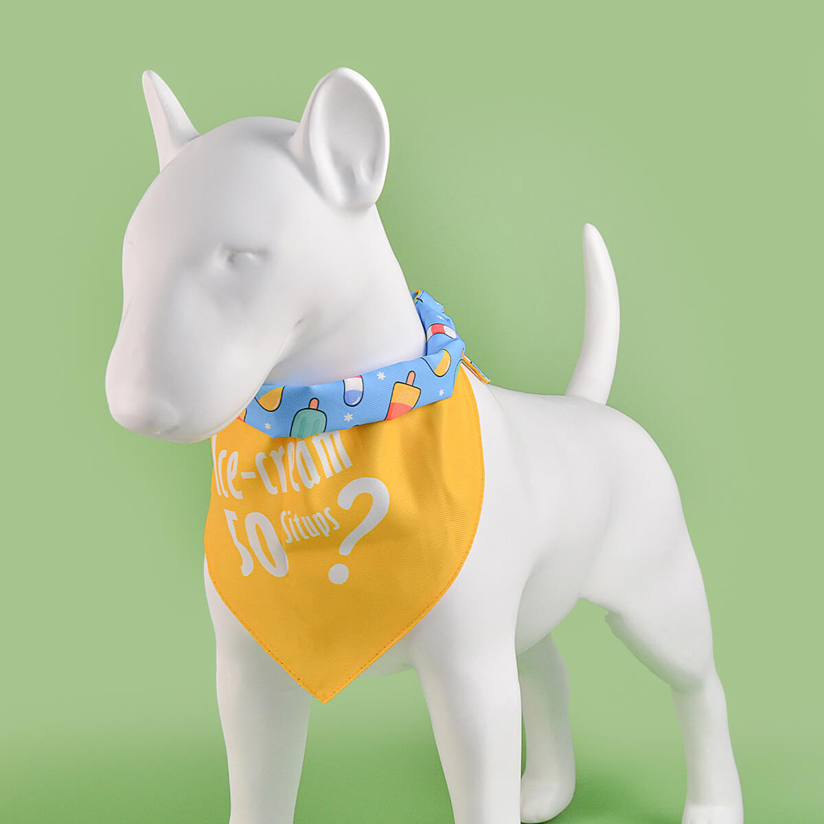 Color Blooming Scarf For Dog 