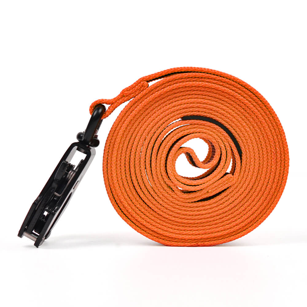 Extra Long Dog Leash Reflective Strip Design