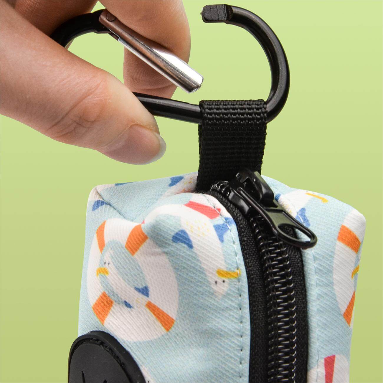 Dog Poop Bag Holder Swim Ring Pattern