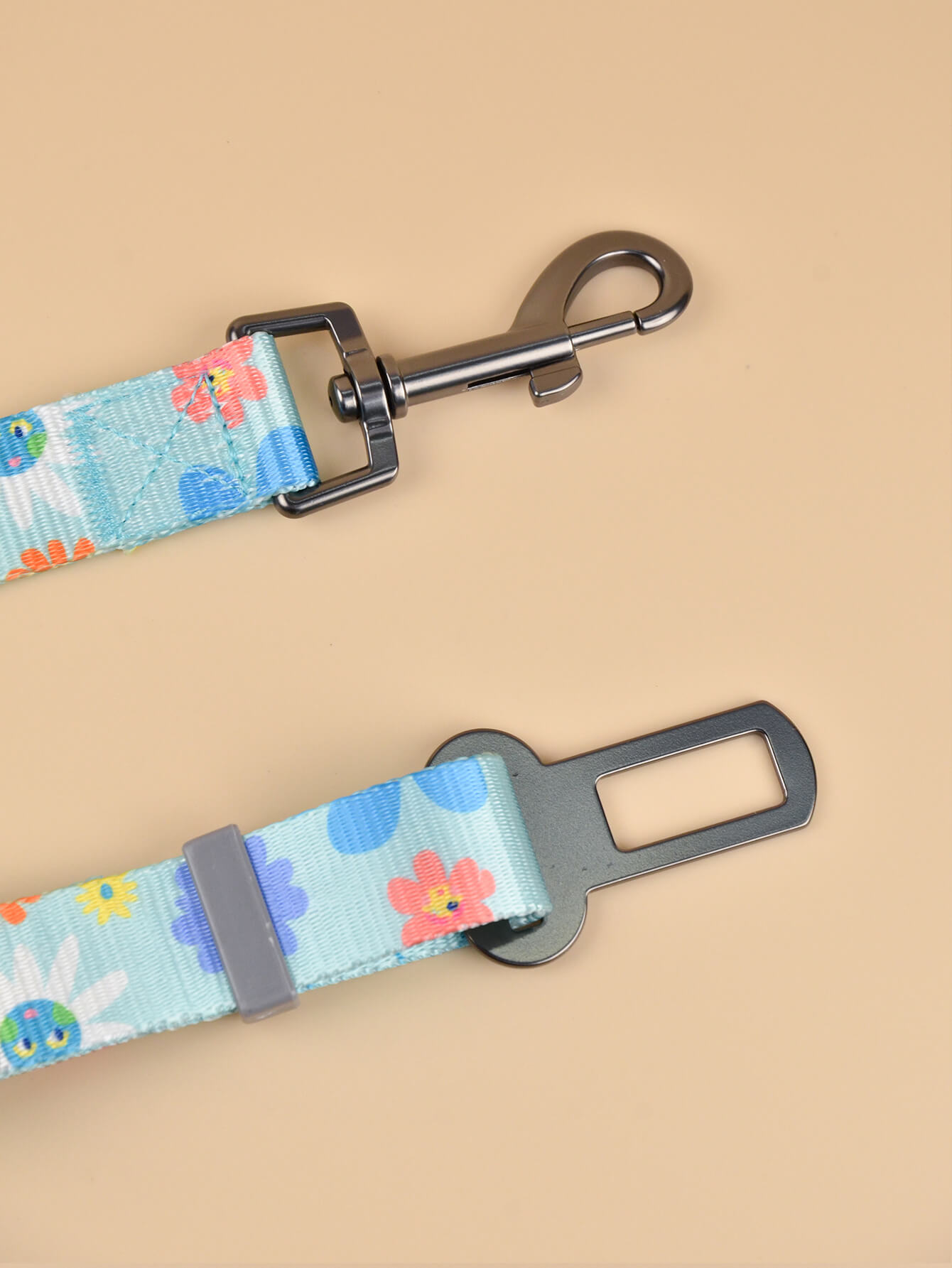 Dog Seat Belt Dog Leash Sunflower Style