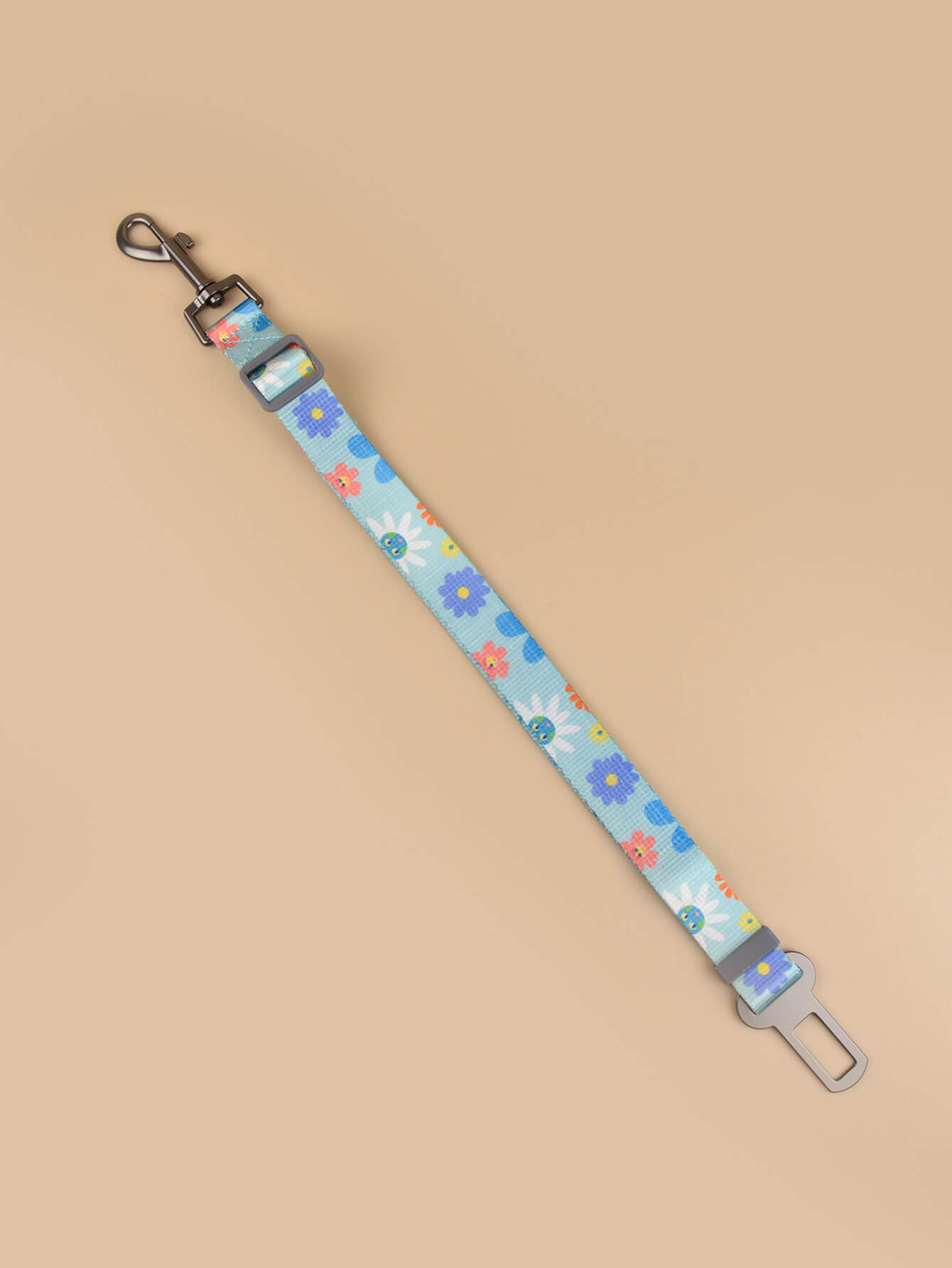 Dog Seat Belt Dog Leash Sunflower Style