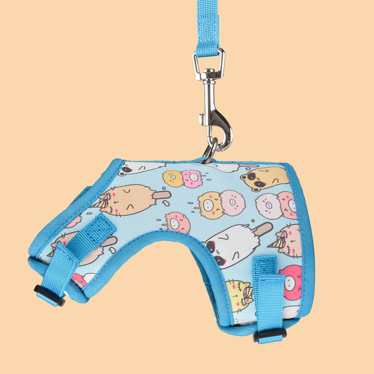 Cartoon Pattern Harness for Small Dogs and Cats