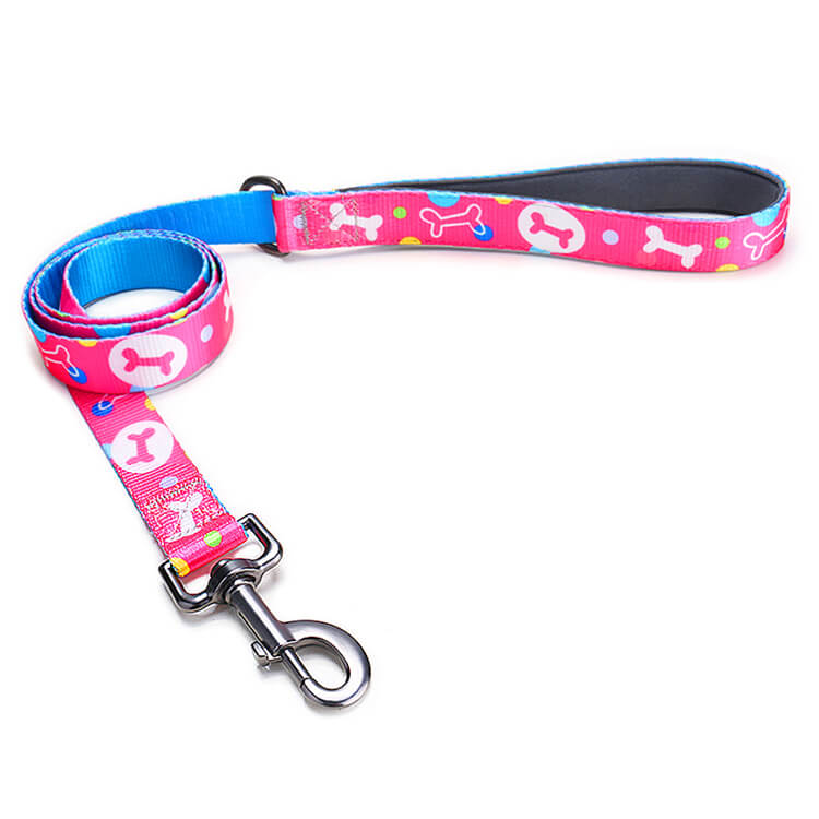 Bone Print Dog Leash
