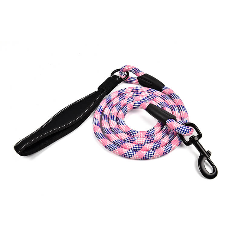 Nylon Reflective Rope Dog Leash Widening Handle