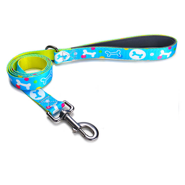 Bone Print Dog Leash