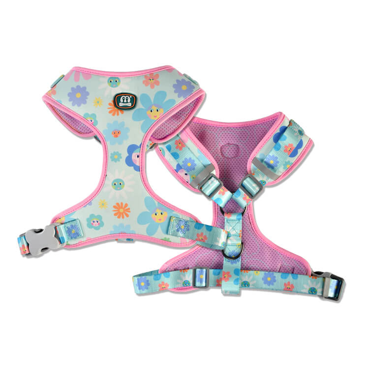 Cute Printing Dogs Harness 