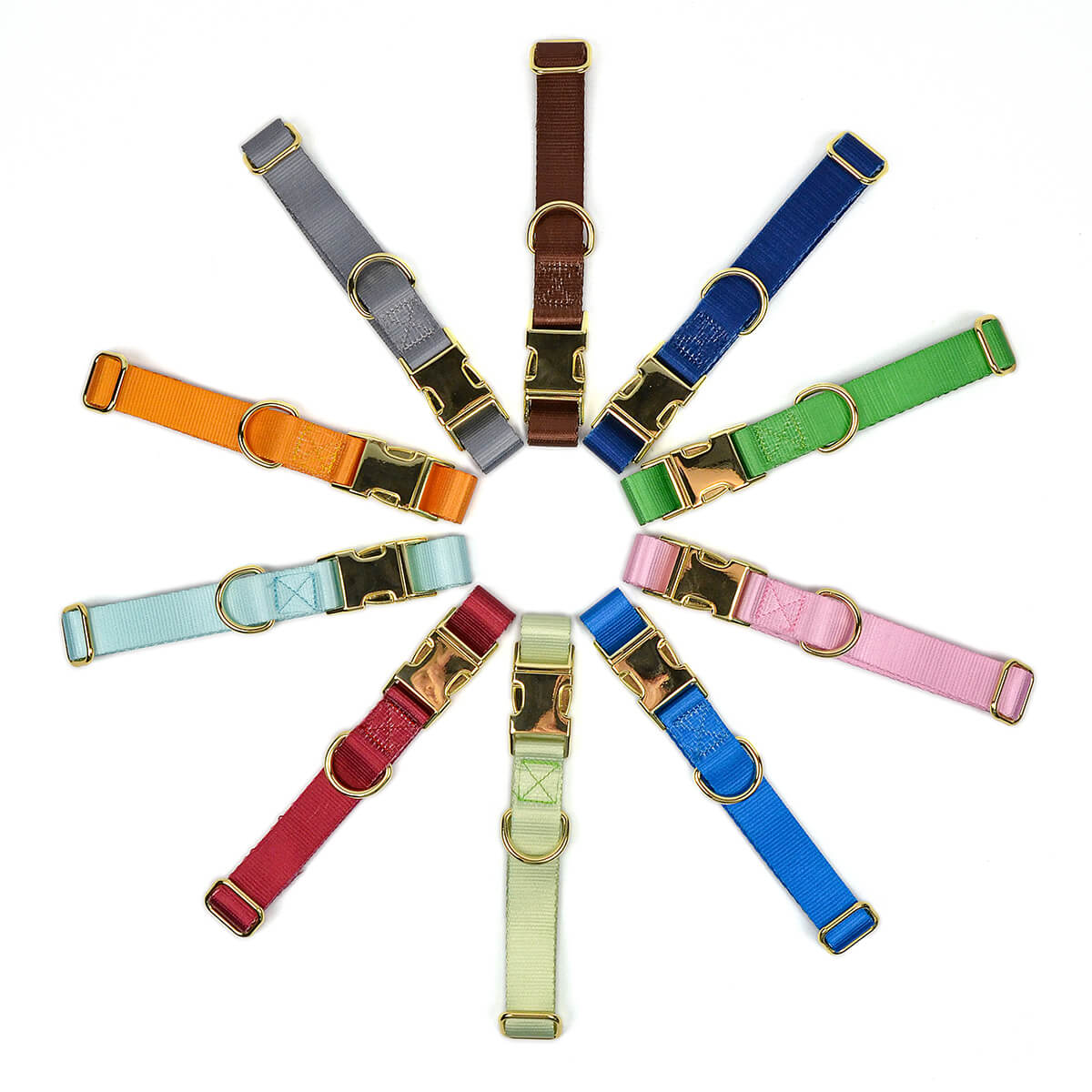 Macaron Pet Travel Solid Color Collar