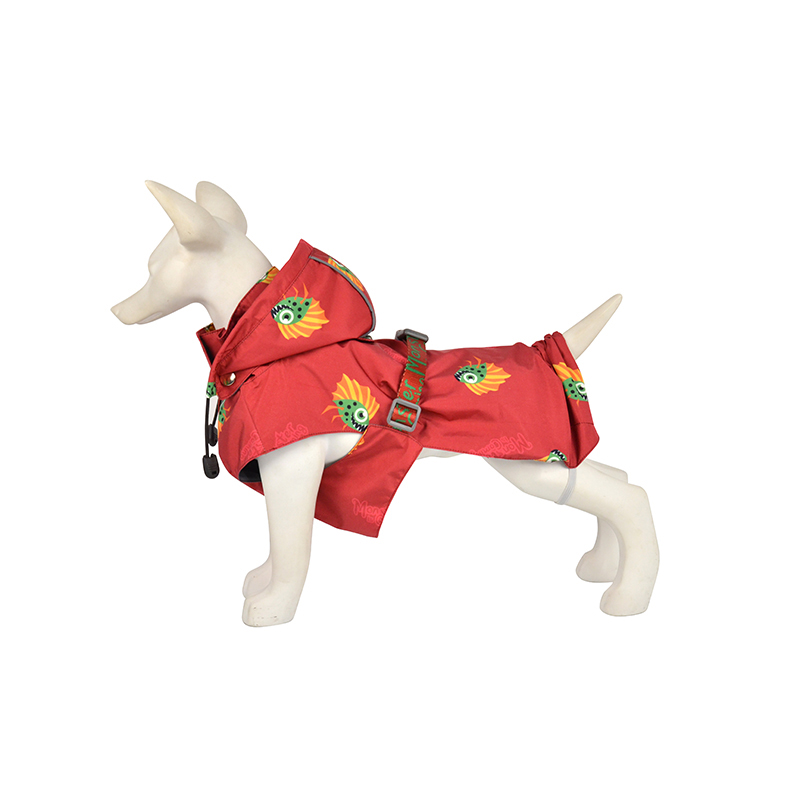 Moster is Coming Dog Rain Jacket