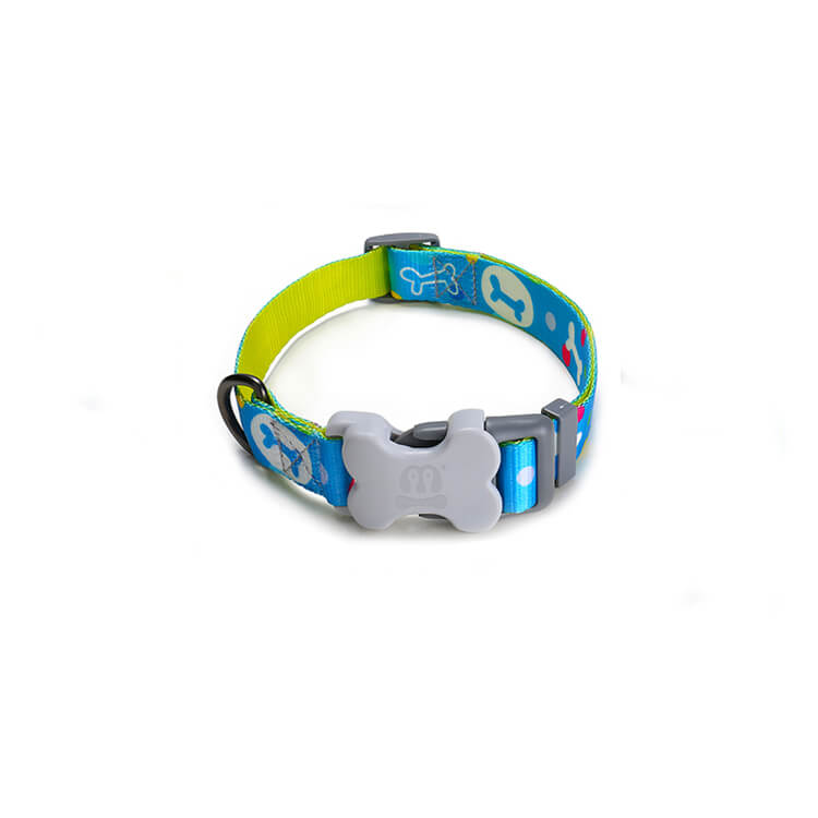 Bone Print Dog Collar