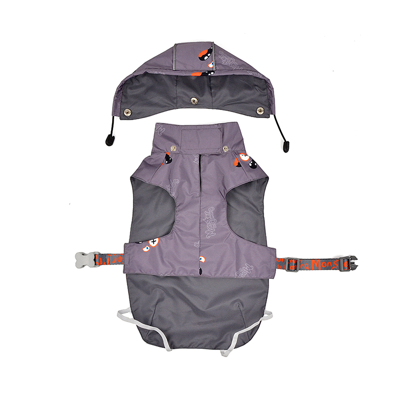 Moster is Coming Dog Rain Jacket
