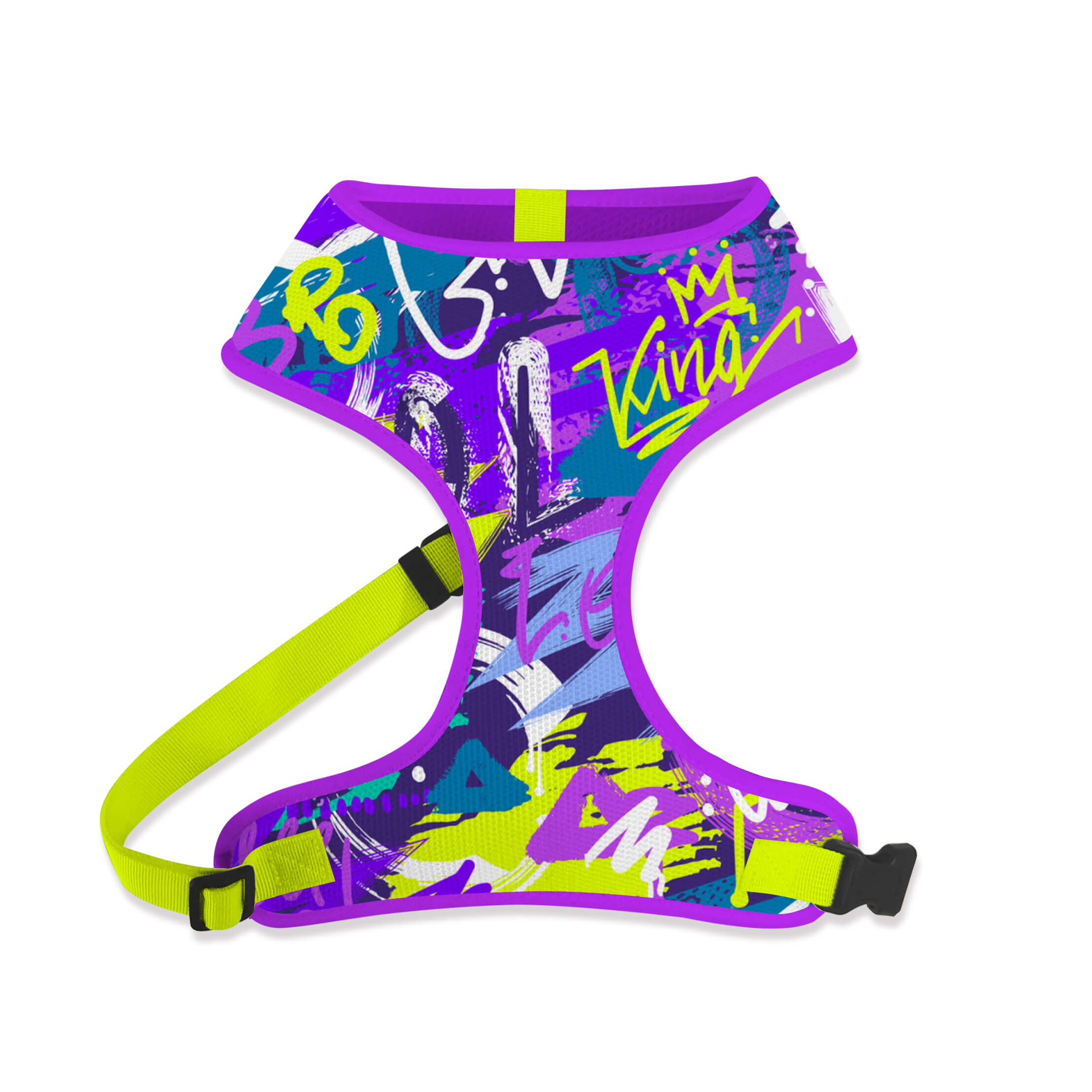 Graffiti Breathable Dog Harness