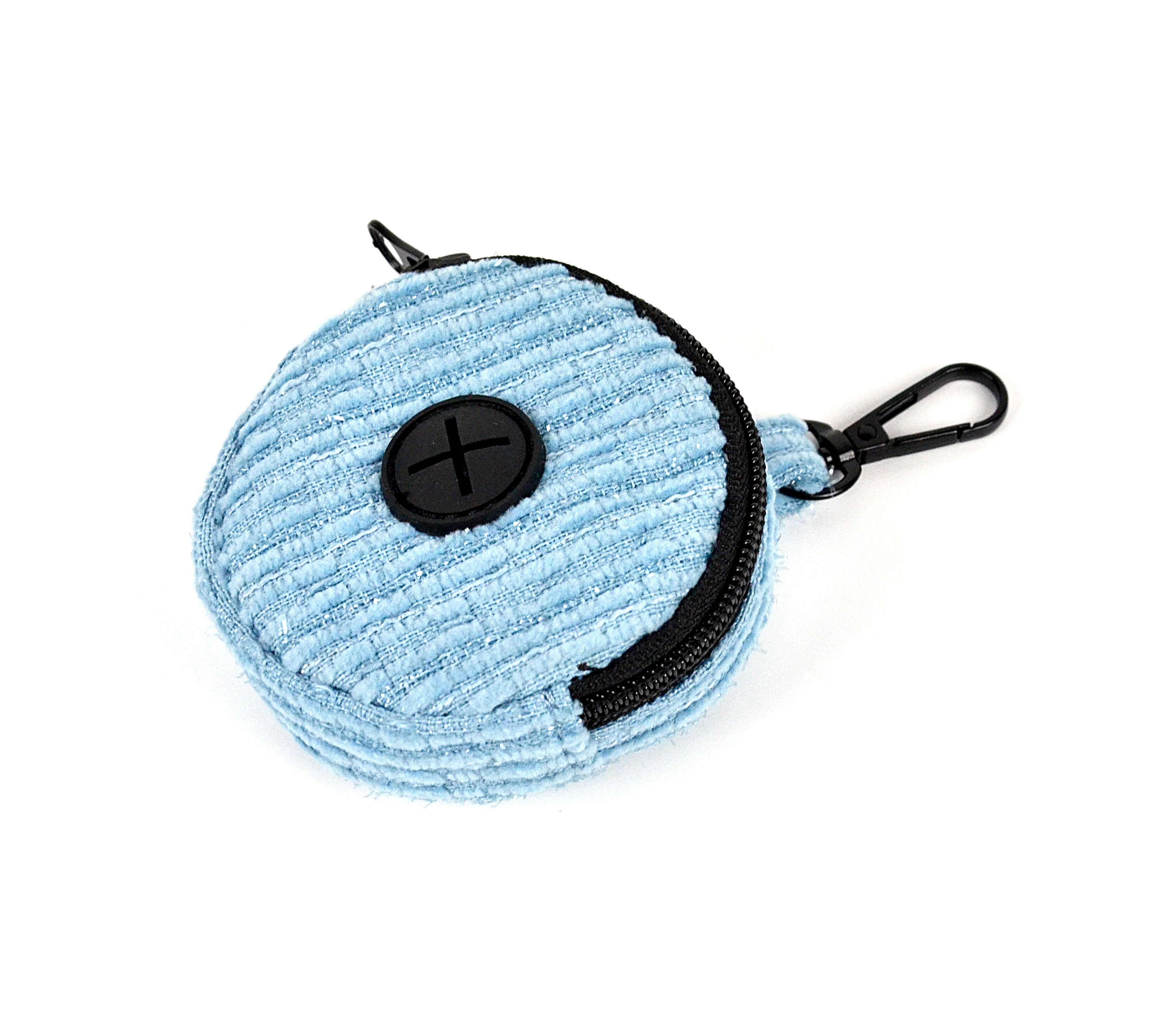 Dog Outing Kit Solid Color-Round Poop Bag Holder