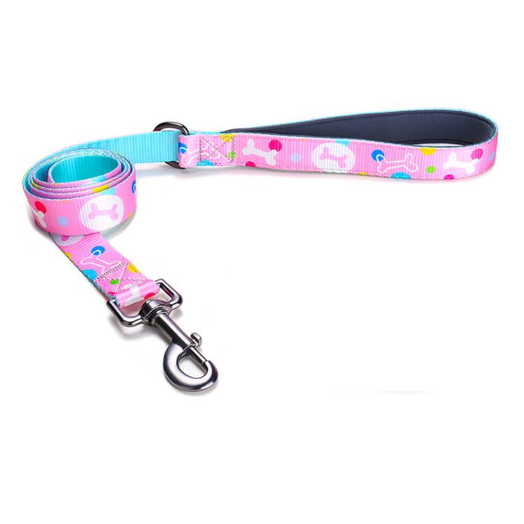Bone Print Dog Leash