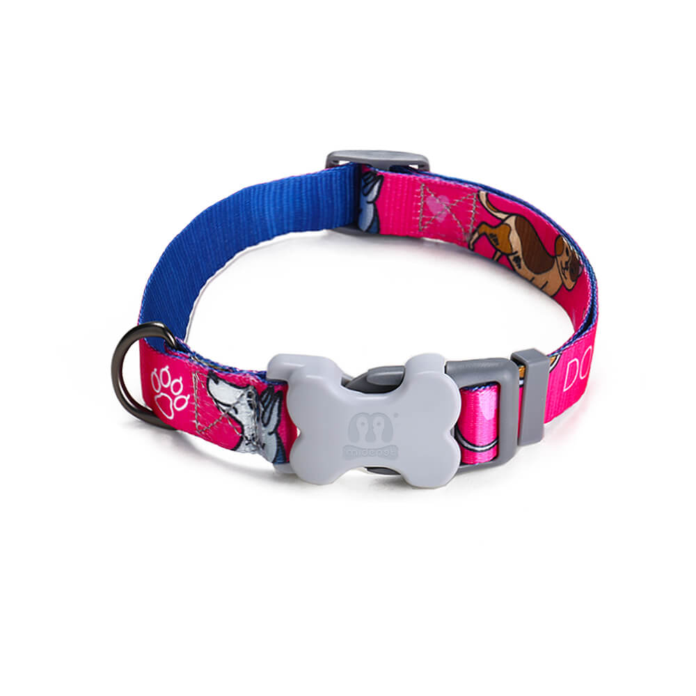 Animal Print Durable Dog Collar