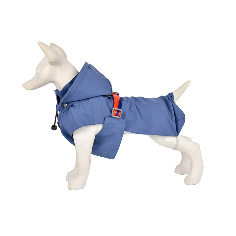 Solid Color Dog Rain Jacket