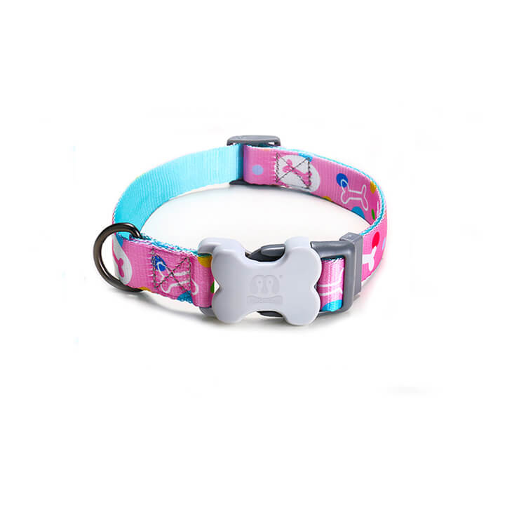 Bone Print Dog Collar