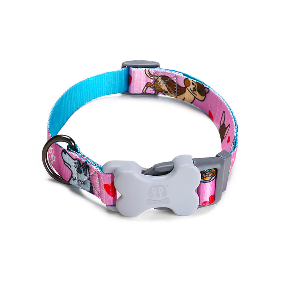 Animal Print Durable Dog Collar