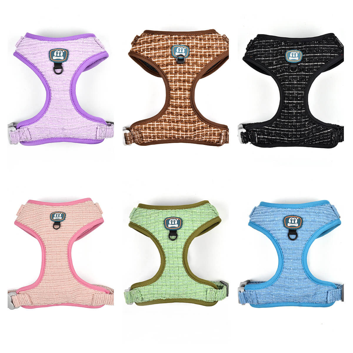 Dog Outing Kit Solid Color-Harness