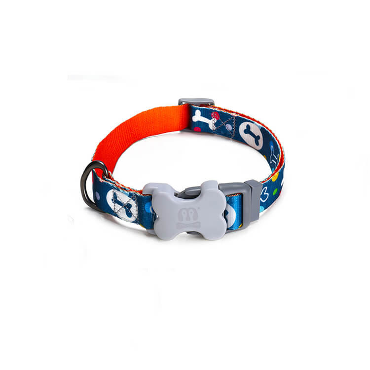 Bone Print Dog Collar