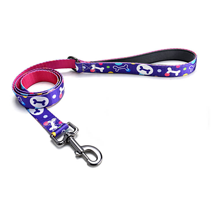 Bone Print Dog Leash